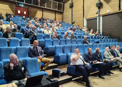 Un public d'une conférence