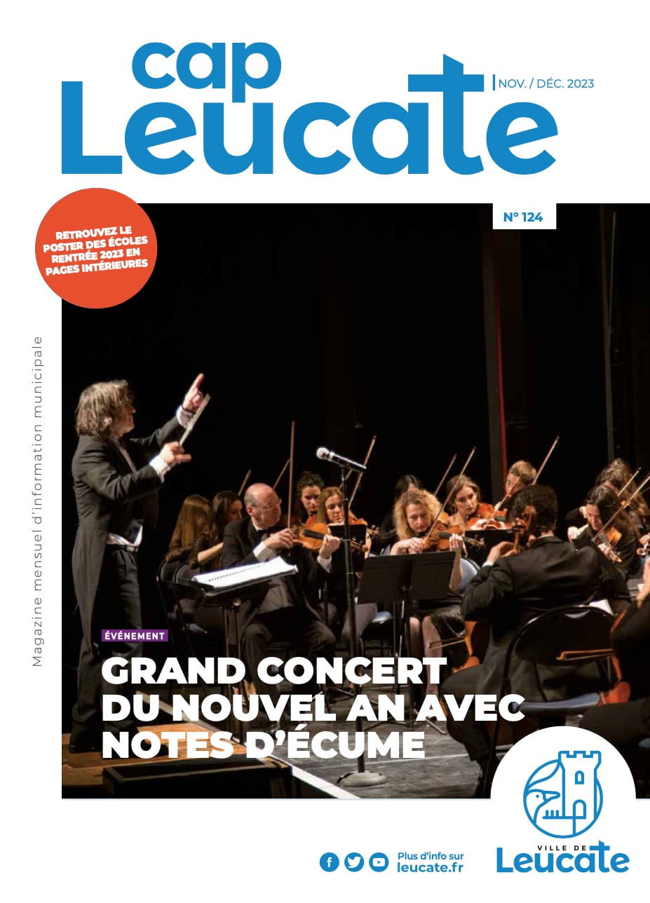Couv Cap Leucate Bulletin Municipal 124 Novembre Decembre 2023 - Mairie de Leucate