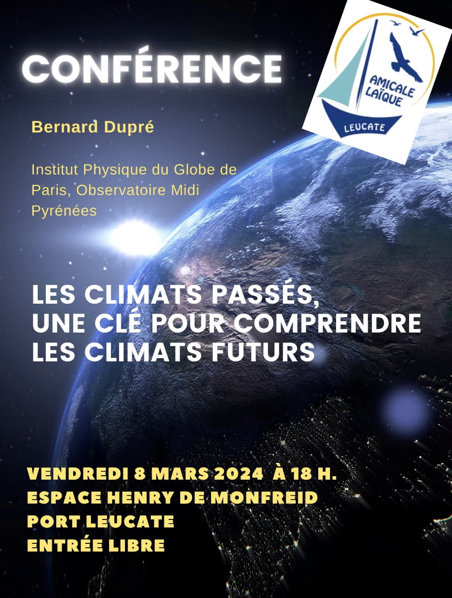 conference amicale laique climat leucate Mairie de Leucate
