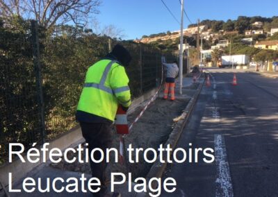 travaux quotidiens28 leucate 2 - Mairie de Leucate
