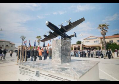 ceremonie inaugurale de la stele - Mairie de Leucate
