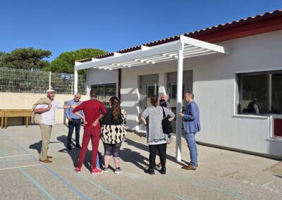 travaux energetique ecole marie catala leucate 2 - Mairie de Leucate