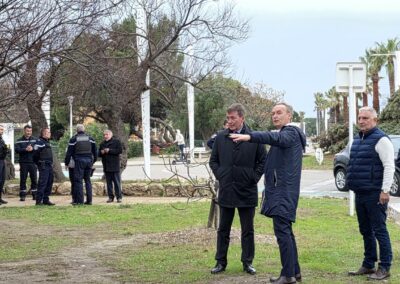 tempete nils2026 visite prefet leucate2 - Mairie de Leucate