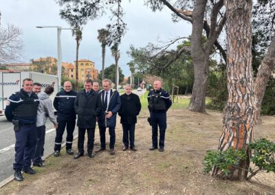 tempete nils2026 visite prefet leucate5 - Mairie de Leucate