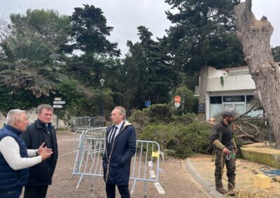 tempete nils2026 visite prefet leucate7 - Mairie de Leucate