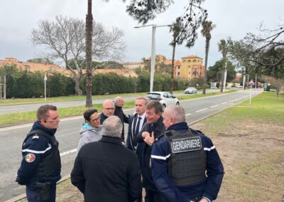 tempete nils2026 visite prefet leucate9 - Mairie de Leucate