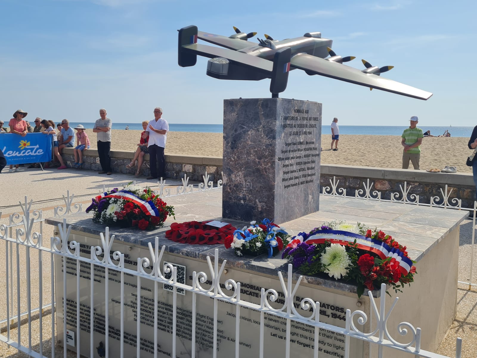 ceremonie aviateurs1 - Mairie de Leucate