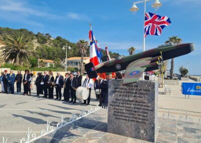 ceremonie aviateurs4 - Mairie de Leucate