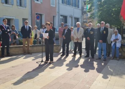 ceremonie deportation2 - Mairie de Leucate