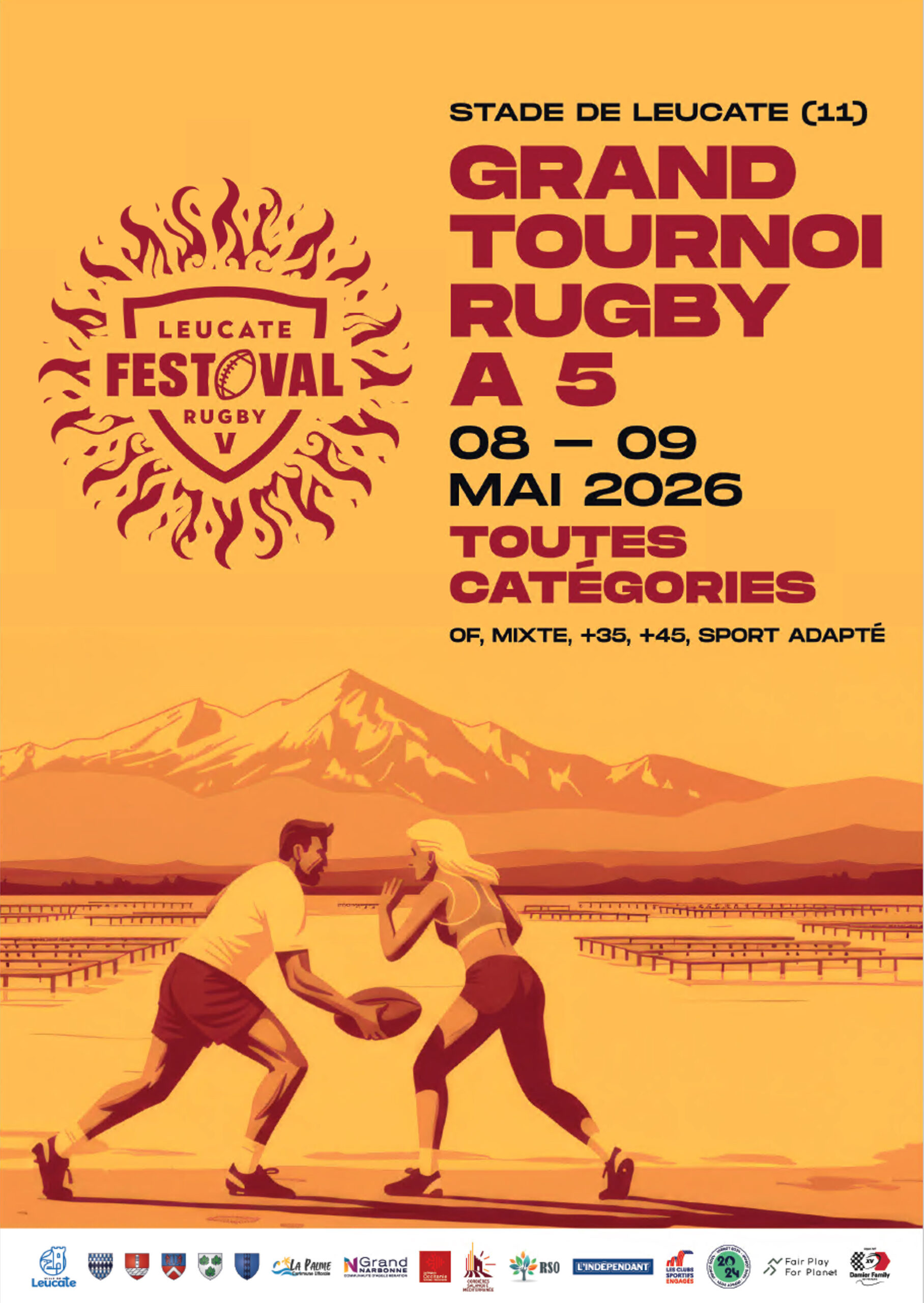 festoval 2026 rugby 5 leucate scaled - Mairie de Leucate