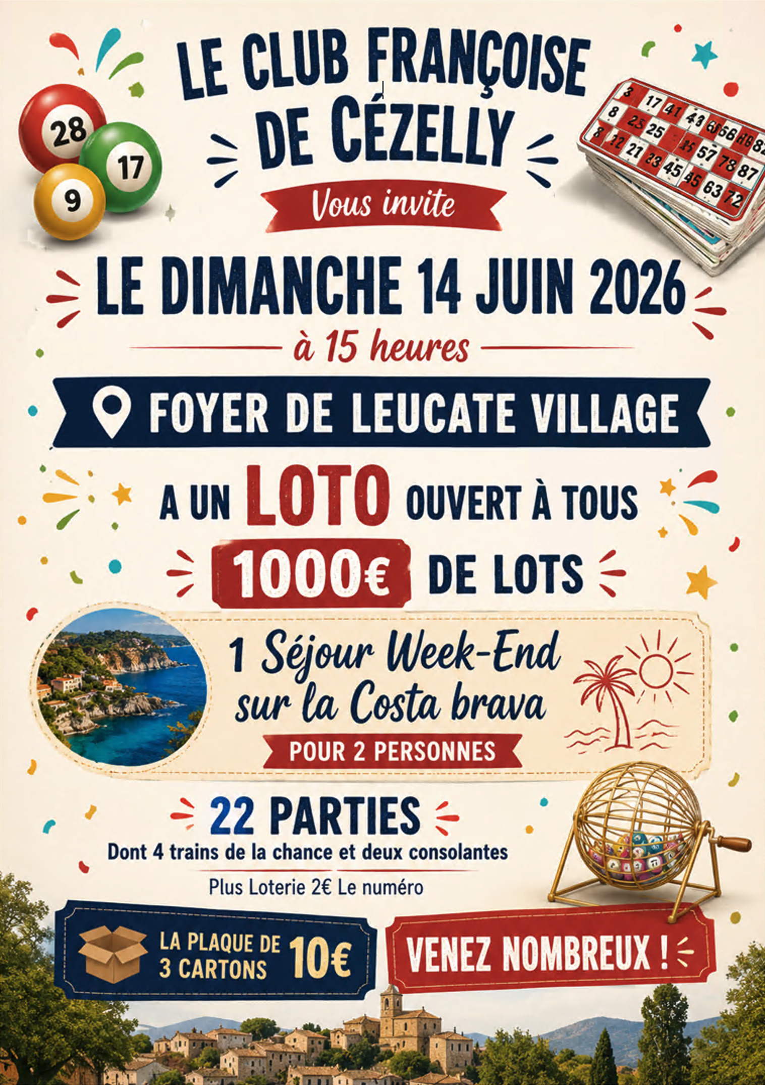 loto cezelly leucate juin2026 - Mairie de Leucate
