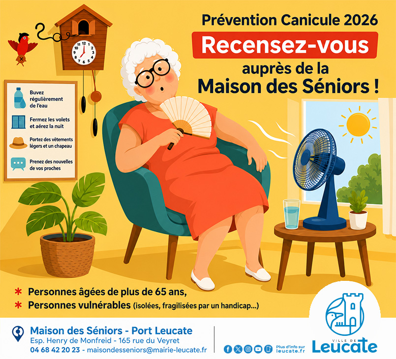 ccas prevention canicule 2026 - Mairie de Leucate