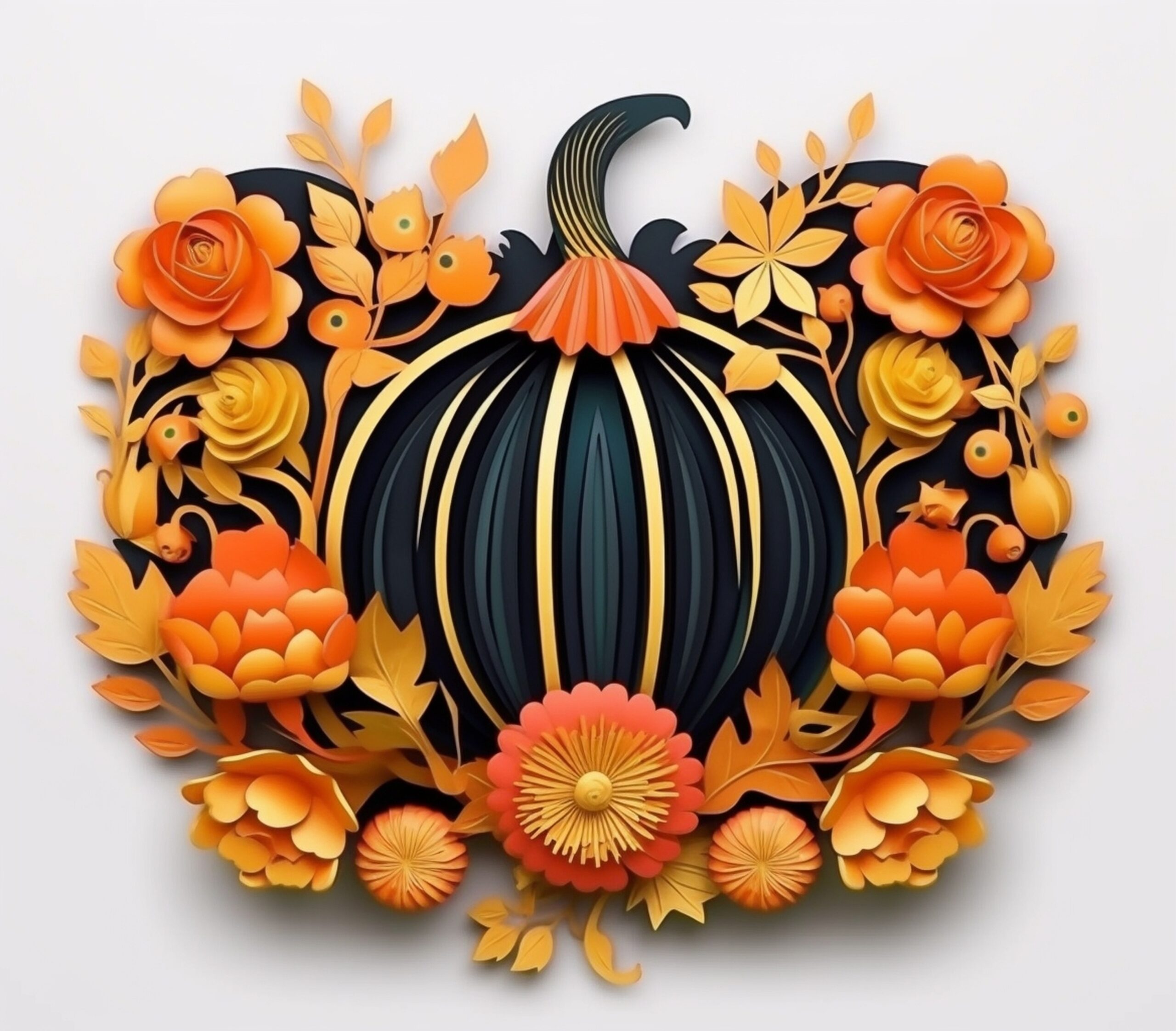 fleurs papier crepon halloween leucate 2026 scaled - Mairie de Leucate