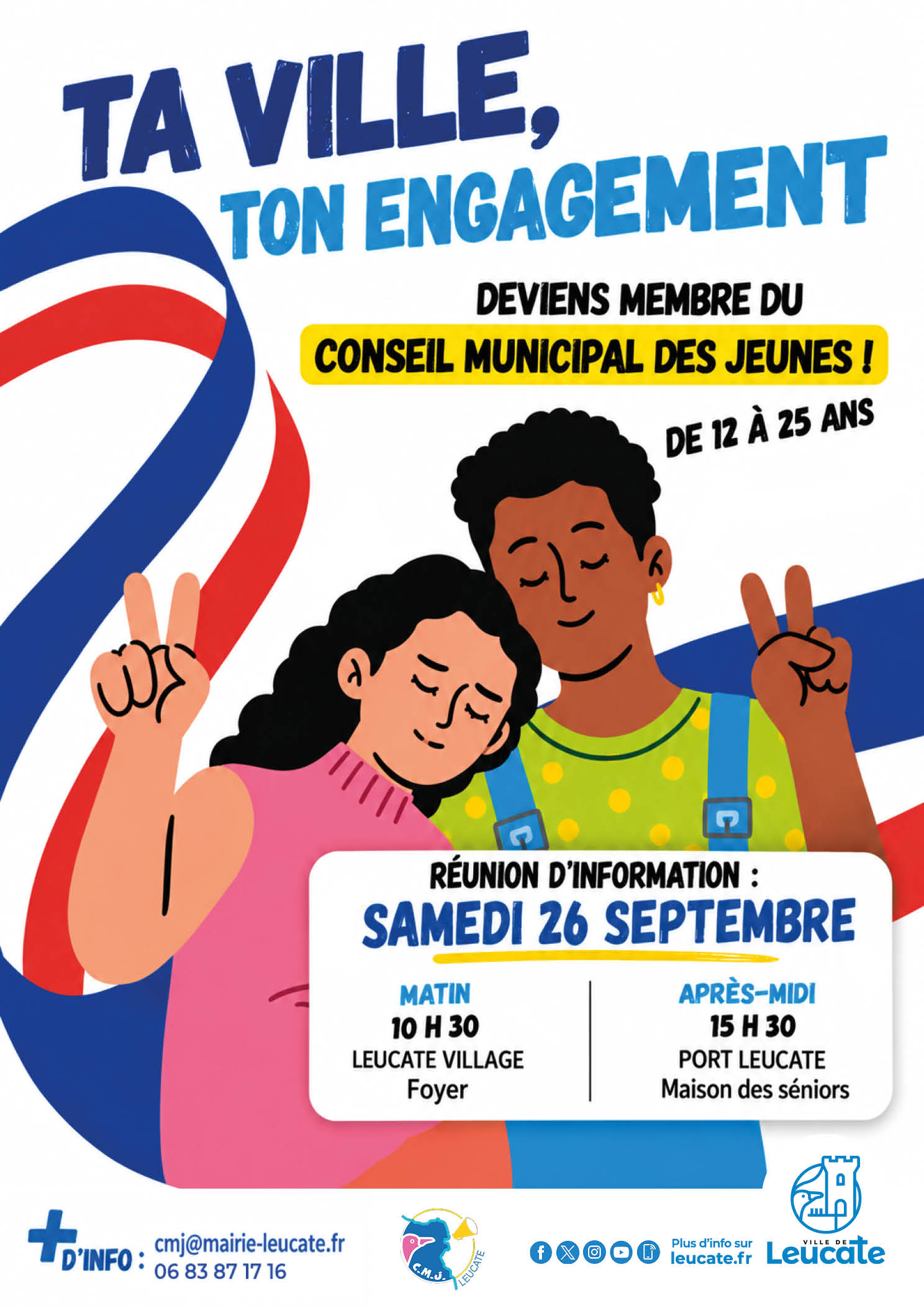 reunion information CMJ leucate 2026 - Mairie de Leucate