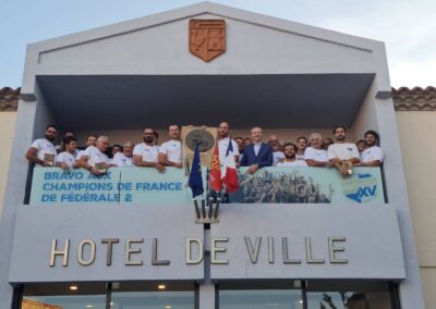 rugby champions a lhonneur leucate 3 - Mairie de Leucate